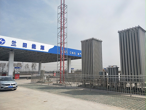吕梁兰田CNG站升级为L-CNG加气站